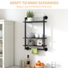 Bathroom Shelves Wall Mounted, 3 Tier Towel Racks with Towel