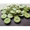 Unbranded 12 Kiwi Green slightly domed 2-hole sew through buttons
