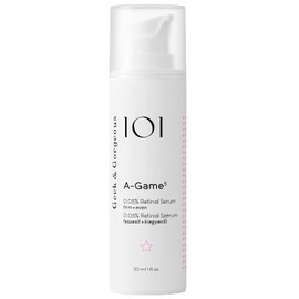 Geek & Gorgeous A-Game 5 - Lightweight Serum with 0.05% Retinal - Reduces Wrinkles & Blemishes - Anti-Ageing Face Care for All Skin Types - 30 ml