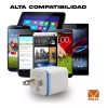Maíz Adaptador Cubo Cargador 2.1a Pared 2 Puertos 5 Pz