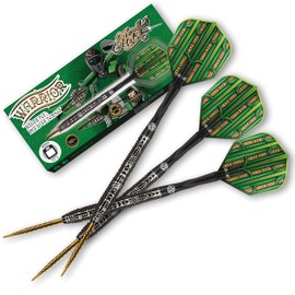 Shot! Darts Warrior Rutene 90% Tungsten Pro Throwing Darts Steel Tip Set, Professional – Made in New Zealand – Designed Dart Flights for Women & Men – Metal Tip Bar Darts for Adults… (23)