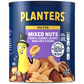Planters 01670 Mixed Nuts, 15oz Can