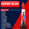 3 Gram (Pack of 12) Single Use Super Glue Liquid,