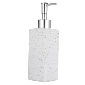 Healvian Push Type Lotion Dispenser Bottle with Silver Pump Head Refillable Hand Shampoo Wash Container Easy to Use and Refill Compact Travel Friendly Design