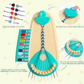 Martiount friendship bracelet kit for Girls, Arts and Crafts for Kids Ages 8-12, Bracelet Making Kit for 6-12 Year Old Girl, Birthday Ideas Christmas Gifts for Girls 6 7 8 9 10 11 12 Year Old (Cyan)