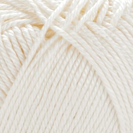 YarnArt Luxor Mercerized Cotton Yarn – 100% Giza Cotton, Smooth Texture, 50g (1.76 oz), 125m (136 yds), Lightweight Yarn for Summer Projects, Amigurumi, Baby Items, and Accessories (1201)