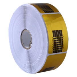 minkissy Nail Art Paper Tray Manicure 500pcs Square Nail Art Paper Extension Tool