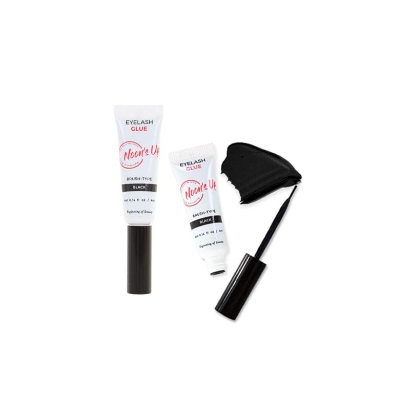 NOON'S UP Eyelash Glue (Black) - Extremely Strong Hold for