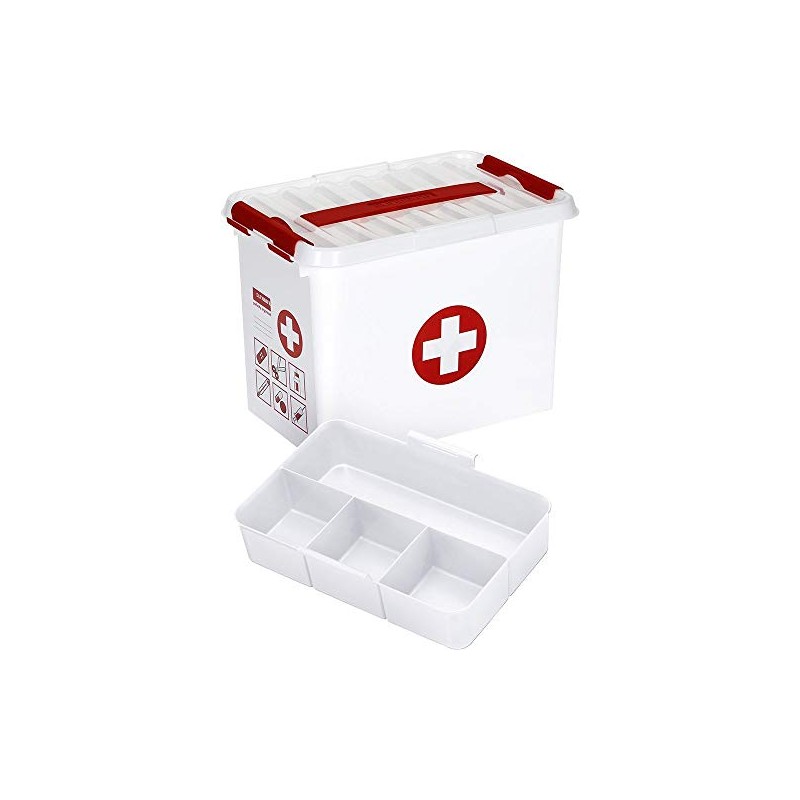 Sunware Aufbewahrungsbox für Erste Pflege, 9 l