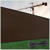 ColourTree Customized Size Fence Screen Privacy Screen Brown 6' x