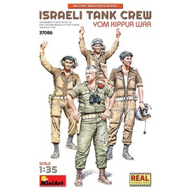 Mini Art 37086 1:35 Figures Isr. Panzerbes (4) Yom Kippur - Faithful Replica Model Building Plastic Kit Crafts Hobby Gluing Model Kit Figures Kit
