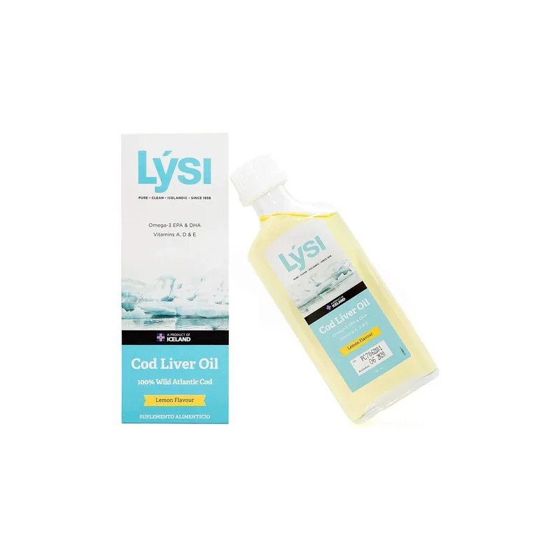 Aceite De Hígado De Bacalao Lysi Omega 3 Limón Menta