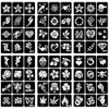 Temporary Tattoo Stencils Kit - 6 Sheets, A4 Size, Star