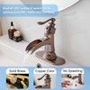 BWE Copper Bathroom Faucet Antique Brass Sink Vanity Bath Restroom