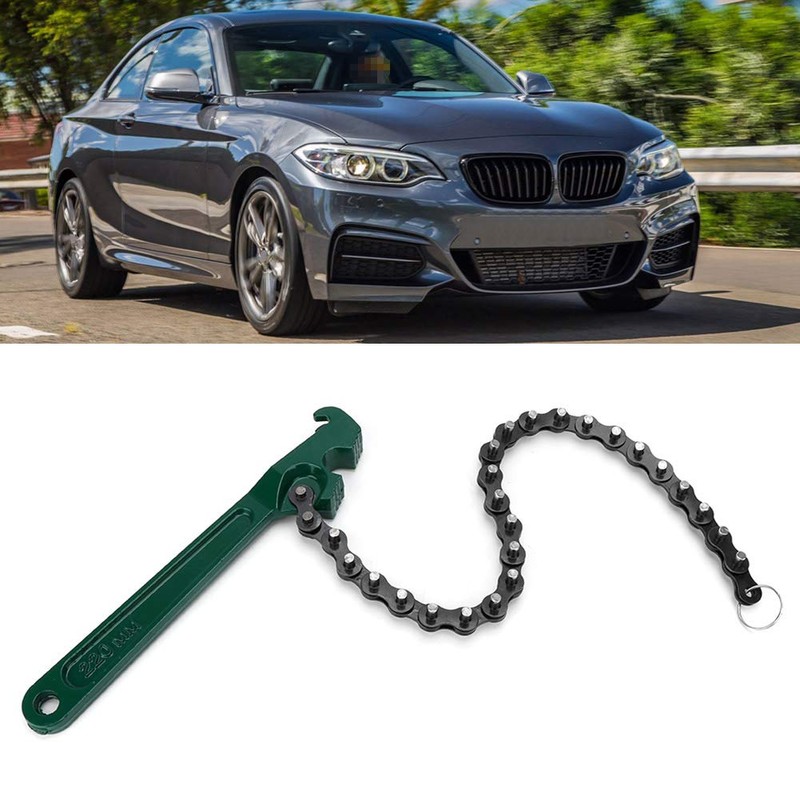 Hlyjoon Car Repair Tools 9 Inch Chain Oil Filter Key