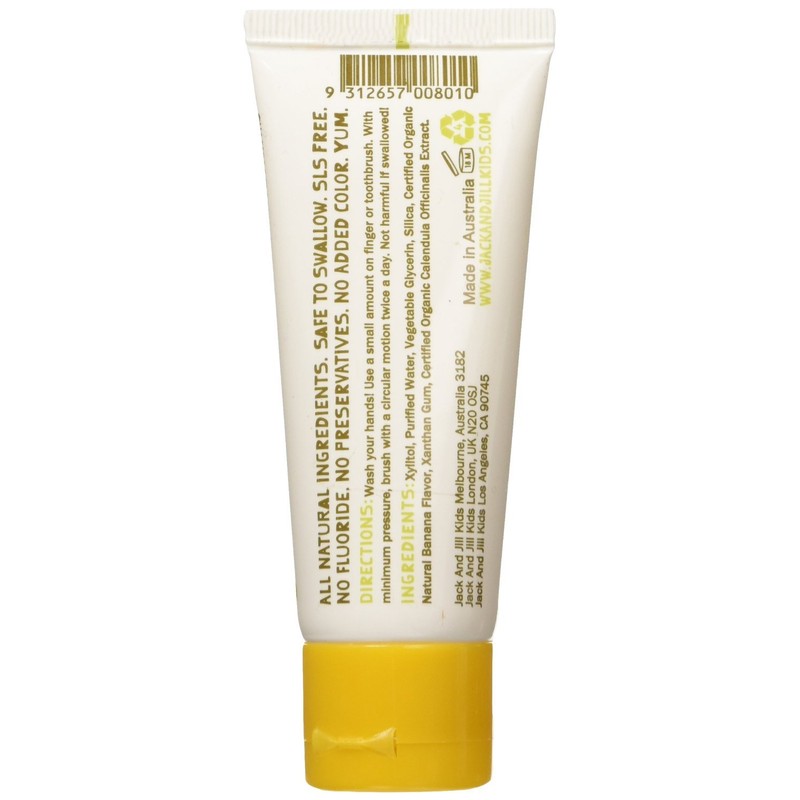 (Pack Of 3) Natural Toothpaste - Banana | JACK AND