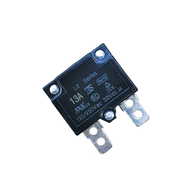 2Pcs 13A 125/250Vac 50Vdc Automatic Reset Relay Fuse Therma Switch