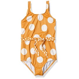 Billabong Girls' 4Ever Sun One Piece Swimsuit, Bright Gold, 4