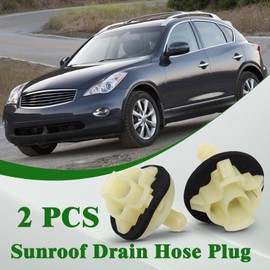 2 PCS Sunroof Drain Hose Plug Compatible with Infiniti EX35 FX35 FX50 G37 M37 M56 Q40 Q50 Q60 Q70 Q70L QX50 QX60 QX70, Nissan Altima Maxima Murano Pathfinder Quest Replace for 74816-JU40B 74816-JU40A