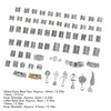 106pcs Dreadlocks Hair Rings Alloy Different Shapes Exquisite Patterns Hair