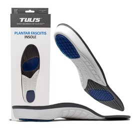 Tuli's Plantar Fasciitis Insole - Full Length Orthotic Shoe Insole with