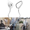 8mm 10mm Skeleton Skull Claw Motorcycle Mirrors Ghosts Hand Rearview