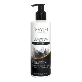 Shampoo Matizante Shanaturals Platina Canas Diferentes Colores Negro