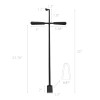 FixtureDisplays Water Meter Key Lid Opener T-Handle Curb Valve Wrench