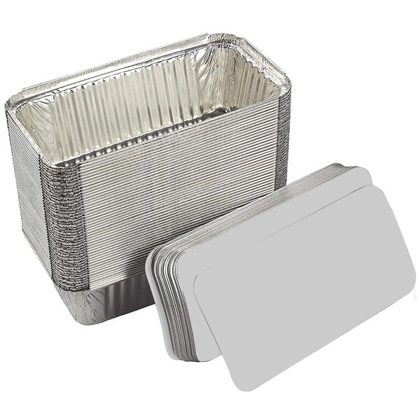 HiFEN® 6A Aluminium Foil Trays Food Containers & Lids 600ml