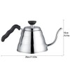 Stainless Steel Hand Drip Pot Coffee & Tea Kettle with