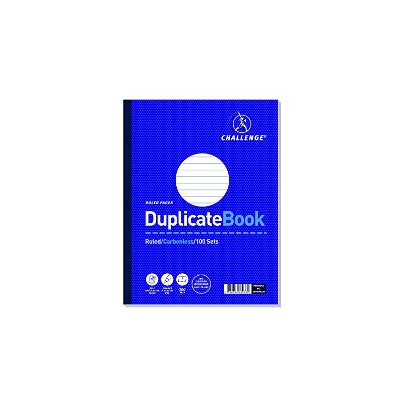 Challenge Large Duplicate Ruled Book 100080411