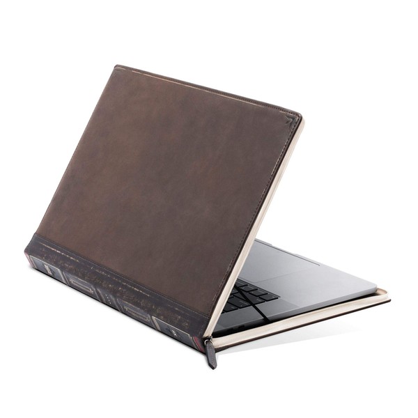 Twelve South BookBook V2| Vintage Leather Book case/Sleeve with Interior Pocket for 13” MacBook Pro w/Thunderbolt 3 (USB-C) and 13” MacBook Air Retina, 13" Pro USB-C/ 13" Air Retina