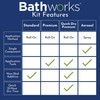 Bathworks DIY PREMIUM Bathtub & Tile Refinishing Kit; 20 oz;