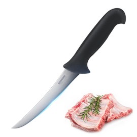 ZHANG XIAO QUAN Fillet Knife 6", High Carbon Stainless Steel Sharp Boning Knife, Ergonomic Handle for Meat and Poultry