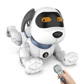 Robot Plaza Robot Dog, For Children, Educational Toy, Popular, Dog-shaped Robot, Pet Robot, Dog, Simple Programming, Robot Pet, Birthday Gift, Boys