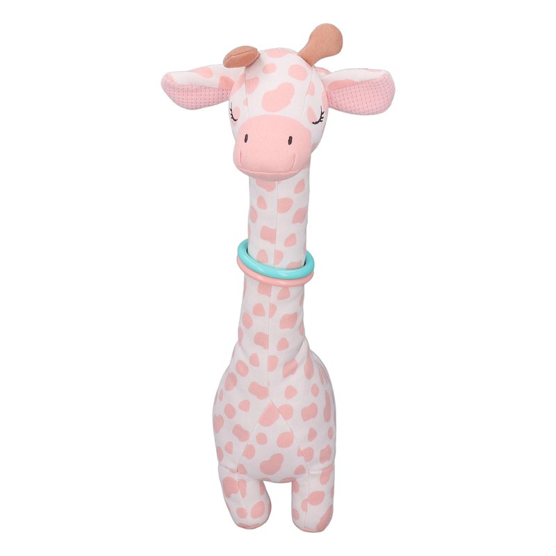 Plush Giraffe Teether Toy Fun Teether Design Cute Infant Plush