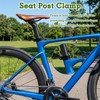 2pcs 31.8mm Quick Release Bike Seat Clamp, Aluminum Alloy Seatpost