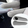 DSkoiph Front Seat Armrest Cover Leather Synthetic 1 Pair Compatible