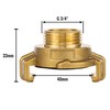 Poppstar Brass Quick Coupling 3/4 Inch Male Thread (G 3/4