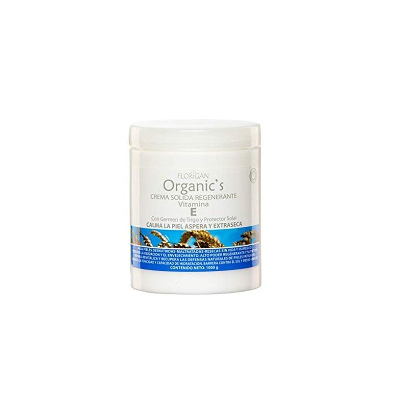 Crema Sólida Regenerante Vitamina E con Germen de Trigo 600grs.