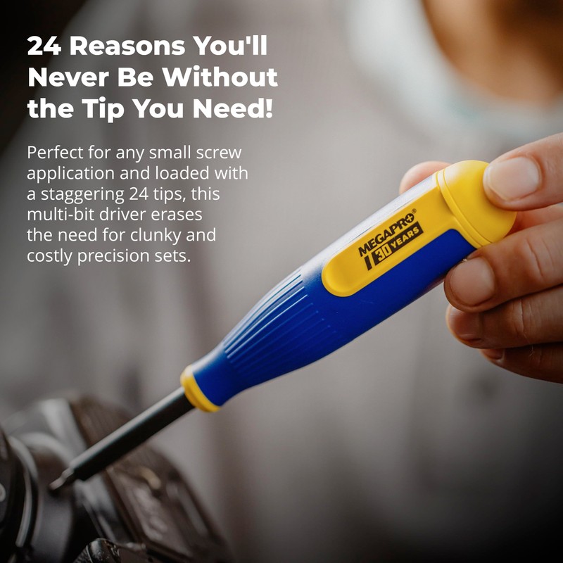 MEGAPRO® 24-in-1 Anniversary Precision Multi-Bit Screwdriver | Anniversary Edition |