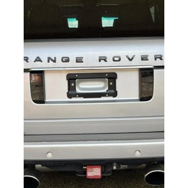Rear License Plate Mount Frame Tag Bracket for Land Rover Discovery 2014–2025 – Holder Set with (x4) Bolts & (x2) Screws – Relocator Adapter Tailgate Trunk Lid Mounting Kit, Plate Holders Premium Car