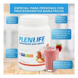 Proteina Br+ Plenlife Suplemento Alimenticio Polvo 945 Gr Fresa