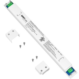 EMITEVER 96W Slim Triac Dimmable LED Driver,Power Supply 100-277V AC to 24V DC, 0-100% Dimming Transformer for LED Lights,Compatible with Lutron and Leviton Dimmers,UL Listed