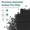Harebery 2 Pack Z-1000 Filter Replacement + 4 Extra Activated