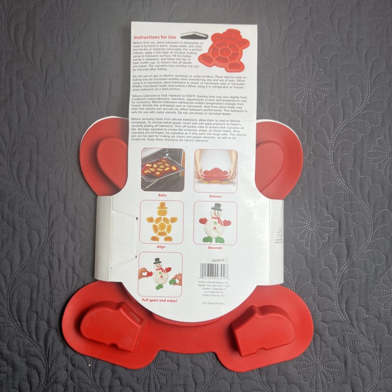 Lifetime Create N Celebrate Christmas Snowman Pull A Part Cupcake