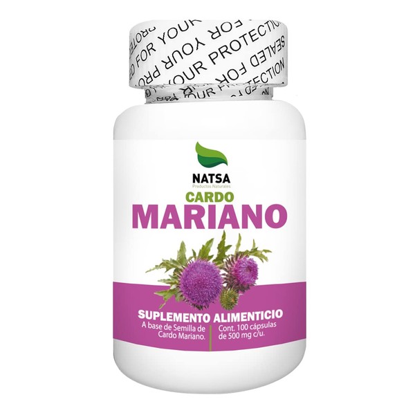 NATSA Cardo Mariano 100 cpsulas, calidad Premium - Producto Original