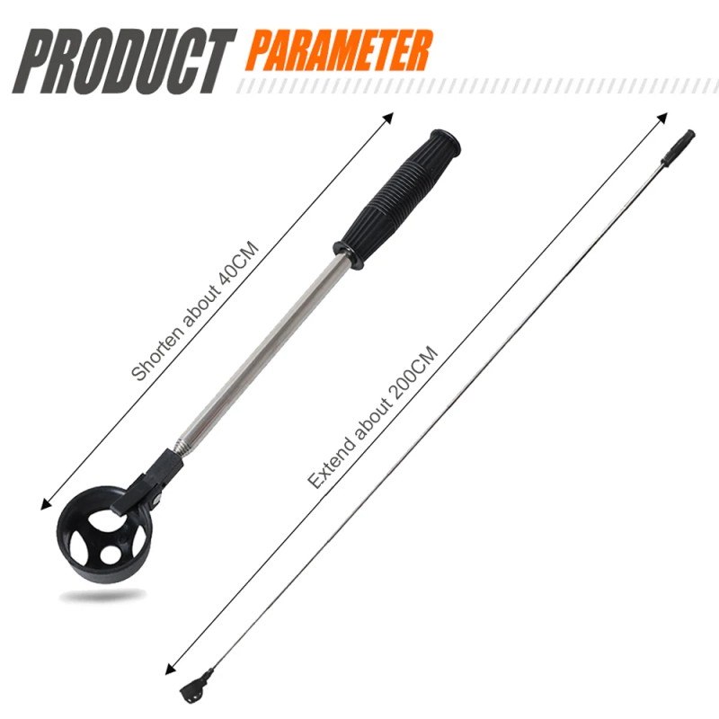 Toolzia Telescopic Stainless Steel Golf Ball Retriever