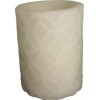 The Amazing Flameless Candle Pillar Carved Ivory 4" LED with