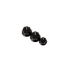 Fender® Jazz Bass® Pot Knobs, black, 3 pieces